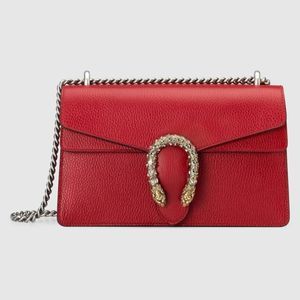 Gucci Horsebit Shoulder Bag Hibiscus Red Silver Leather